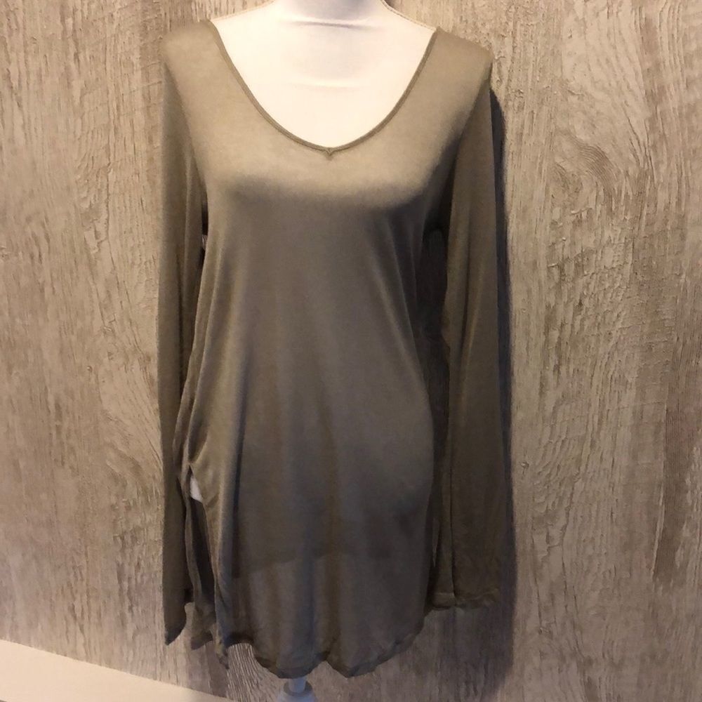 Lola & Sophie Stone Colored Long Thin Sweater